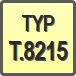 Piktogram - Typ: T.8215